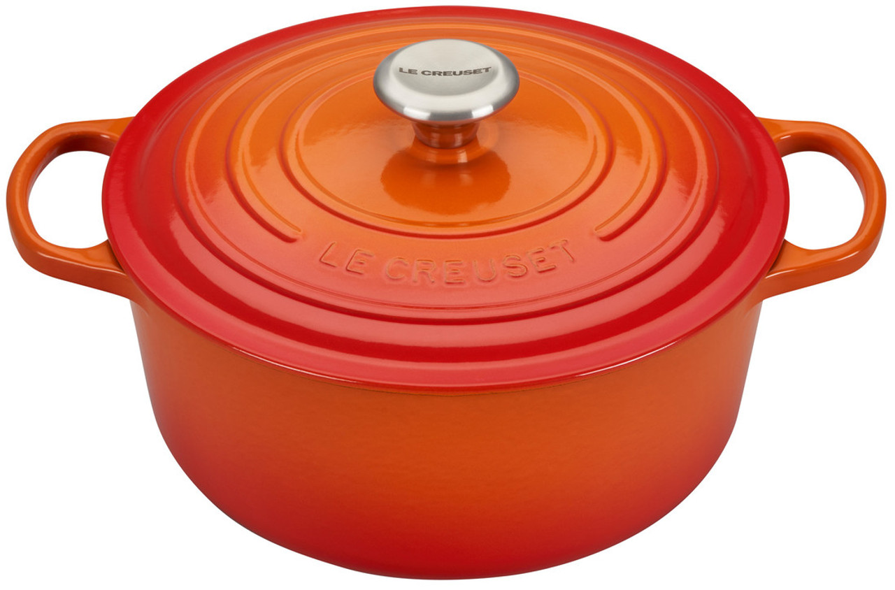 Le Creuset Signature Round Dutch Oven 5.5 Qt Flame - Fante's Kitchen Shop -  Since 1906