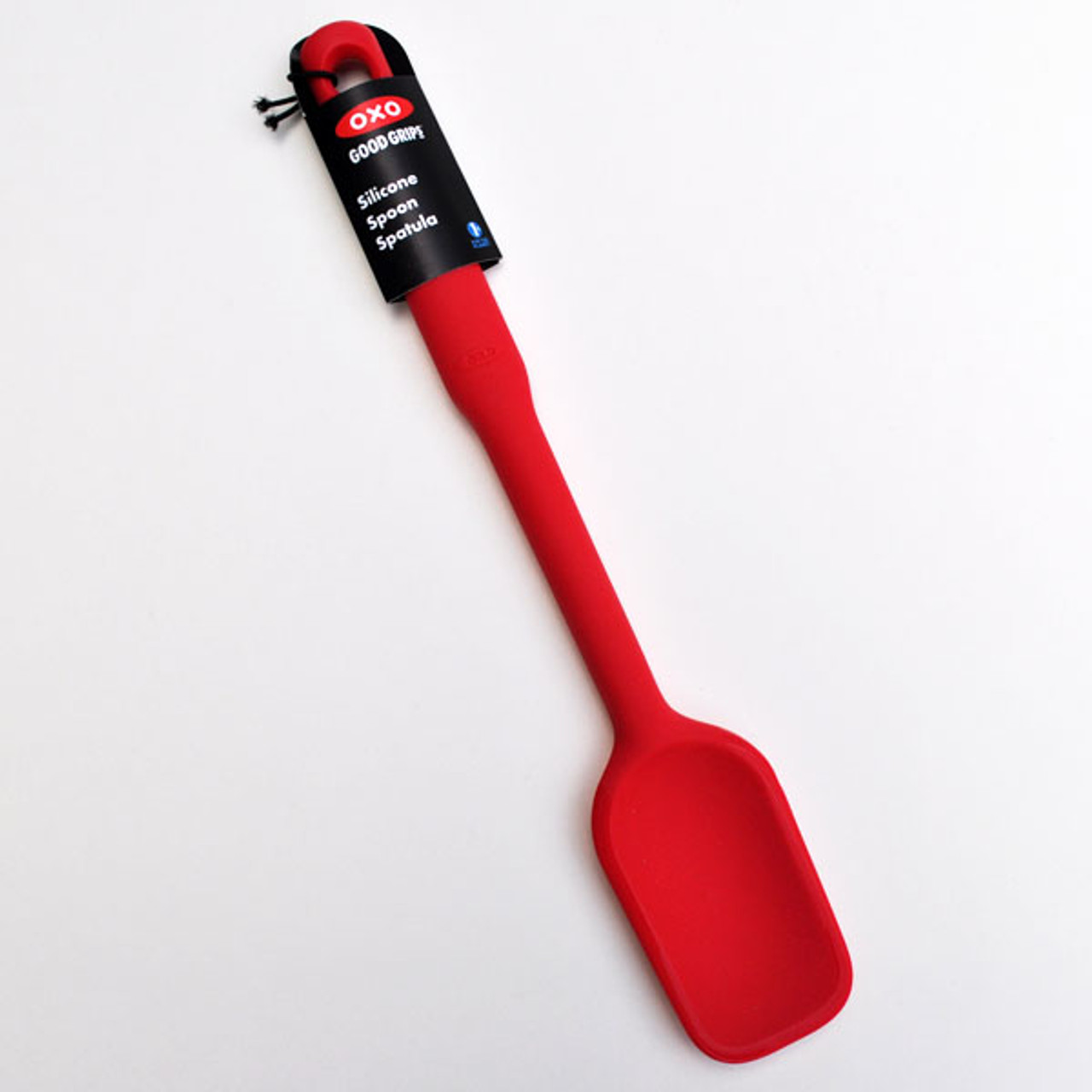 OXO Silicone Jam Red White Spoon Spatula - Fante's Kitchen Shop - Since 1906