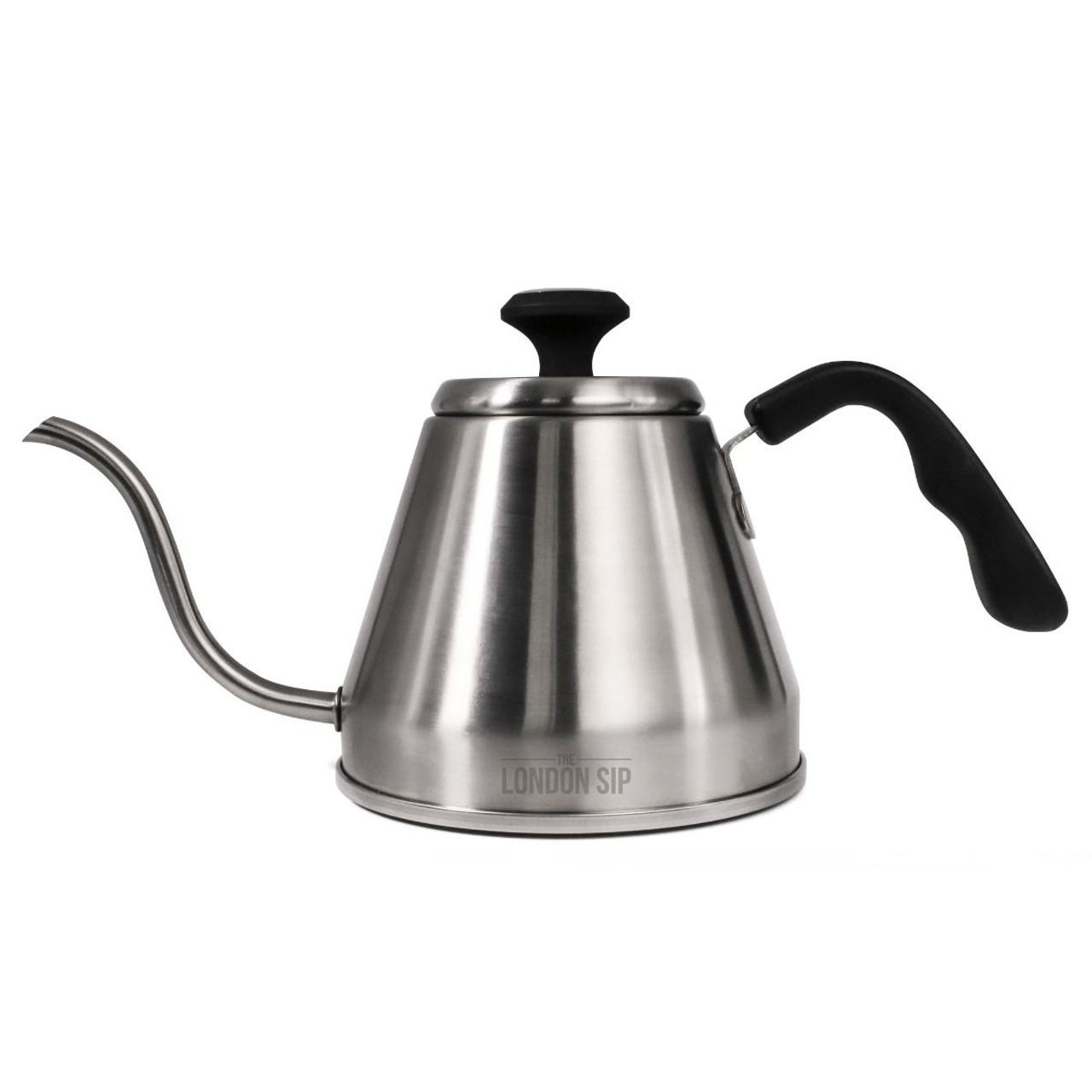 Hario V60 Buono Drip Kettle Stovetop Gooseneck Coffee Kettle 1.2L,  Stainless Steel, Silver