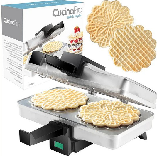 CucinaPro Electric Pizzelle Iron - Thumbnail 3