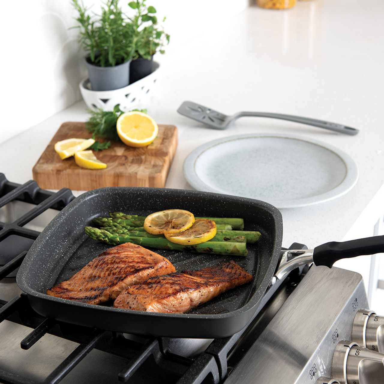 Nordic Ware Nonstick Searing Grill Pan - Fante's Kitchen Shop - Since 1906