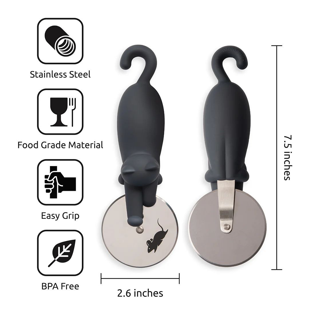 Ototo Kitty Cut Pizza Cutter