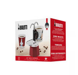 Bialetti Stovetop Espresso Maker, with 2 Cups, Red