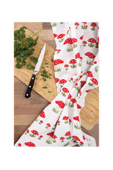MUkitchen Cotton Dish Towel, Mushrooms