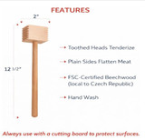 Wood Meat Tenderizer
