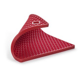 Red Silicone Honeycomb Potholder & Trivet