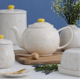 Price & Kensington Hand Painted Daisy 6 Cup Teapot