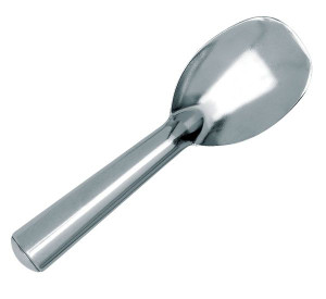 Magik 1-2Pcs Antifreeze 7 inch Ice Cream Scoop Spade Shaped Spoon Aluminum Nonstick, Black
