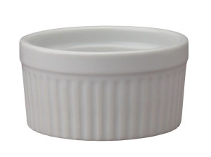 Round Porcelain Souffle Dish, 8 oz.