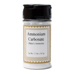 Ammonium Carbonate (Baker's Ammonia), 2.7 oz.