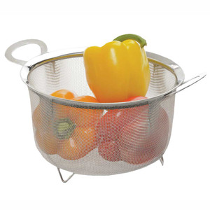 Endurance Wide Rim Mesh Strainer Basket, 7 in. Endurance Wide Rim Mesh Strainer Basket, 7 in.