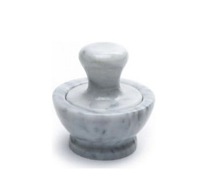 Close-Fit Marble Mortar and Pestle, 4 in.