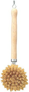 HIC Natural Bristle Vegetable & Dish Brush HIC Natural Bristle Vegetable & Dish Brush