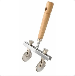 2-Wheel Pastry Crimper, Adjustable Width
