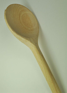 Beechwood Spoon with Wide Bowl, 32 in.