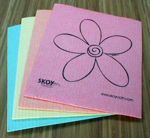 Skoy Earth-Friendly Cleaning Cloths, 4 Pack