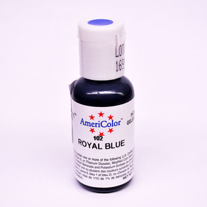 AmeriColor Soft Gel Paste Food Color Royal Blue .75 Oz AmeriColor Soft Gel Paste Food Color Royal Blue .75 Oz