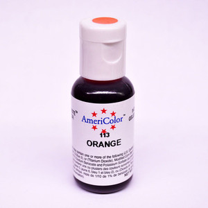 AmeriColor Soft Gel Paste Food Color Orange .75 Oz AmeriColor Soft Gel Paste Food Color Orange .75 Oz
