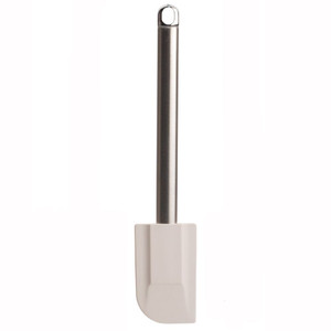 Endurance Silicone Spatula with Stainless Steel Handle, Medium White Endurance Silicone Spatula with Stainless Steel Handle, Medium White