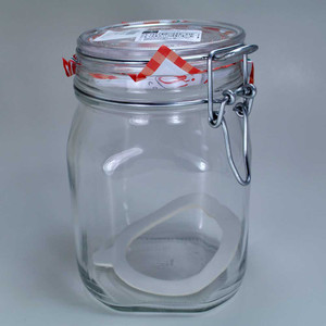 Bormioli Rocco Fido Glass Jar 1.0 Liter Bormioli Rocco Fido Glass Jar 1.0 Liter