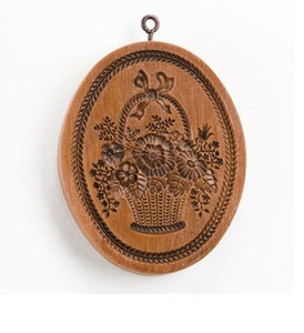 House on the Hill Basket of Flowers Springerle Mold House on the Hill Basket of Flowers Springerle Mold