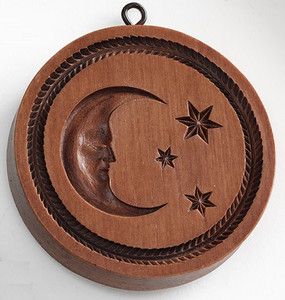 House on the Hill Celestial Moon Springerle Mold House on the Hill Celestial Moon Springerle Mold