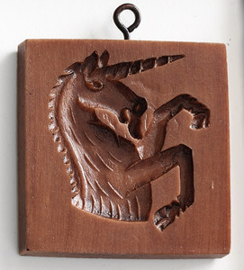 House on the Hill Unicorn Springerle Mold House on the Hill Unicorn Springerle Mold