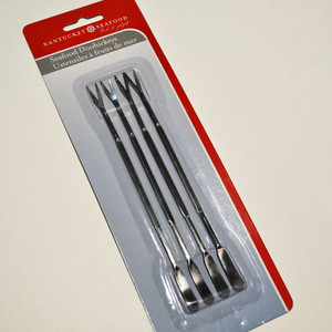 Seafood Fork-Spoon Doohickeys, Set of 4 Seafood Fork-Spoon Doohickeys, Set of 4