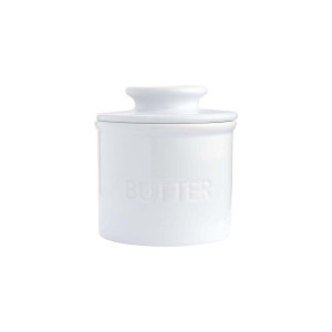 White Ceramic 4 OZ Butter Keeper