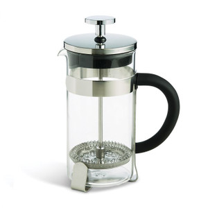 Fino Stainless Steel/Glass French Press, 3 Cup/12 oz Fino Stainless Steel/Glass French Press, 3 Cup/12 oz