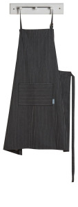 Black Pinstripe XL Apron, Now Designs Mighty Chef Collection