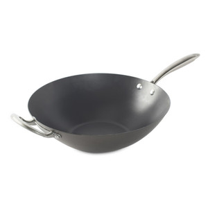 Nordic Ware Wok 14-inch Flat Bottom Non Stick