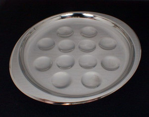 Stainless Steel Escargot Plate, 8.5 in. Stainless Steel Escargot Plate, 8.5 in.