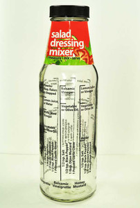 Kolder's Glass Salad Dressing Mixer Bottle Kolder's Glass Salad Dressing Mixer Bottle