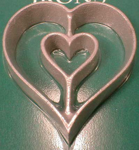 Silicone 15 Heart Candy Mold 1.25 each - Fante's Kitchen Shop