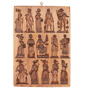 House On The Hill 15 People in Professions Springerle Mold