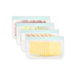 ReZip Flat Resealable Bag Half Gallon 4 Pack