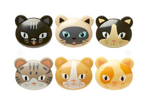 Cat Bag Clips Set of 6