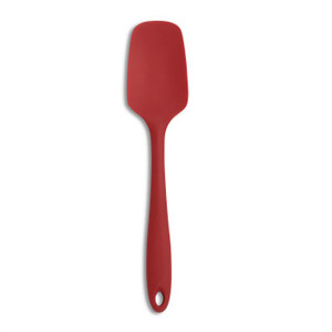 HIC Essentials Silicone Spoon Spatula 11 in., Red HIC Essentials Silicone Spoon Spatula 11 in., Red