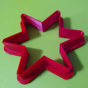 House On The Hill Plastic Cutter for 6-Point Star Springerle Mold