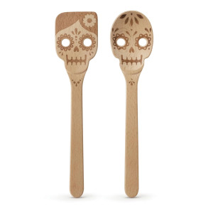 Dead Set Wooden Salad Servers