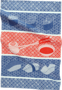 KAF Porto Jacquard Kitchen Towel, Sushi