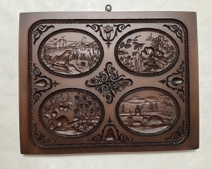 House On The Hill Four Seasons Springerle Mold