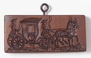House on the Hill Colonial Carriage Springerle Mold