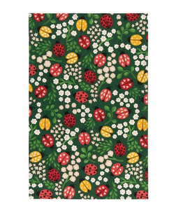 Printed Dishtowel, Ladybugs