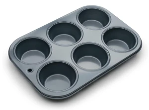 Muffin Pan, 6-Cup, Nonstick