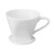 #2 Cone White Porcelain Coffee Filter Holder