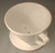 #1 Cone White Porcelain Coffee Filter Holder