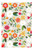 MUkitchen Cotton Dish Towel Retro Floral MUkitchen Cotton Dish Towel Retro Floral