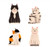 Kitty Bag Clips Set of 4